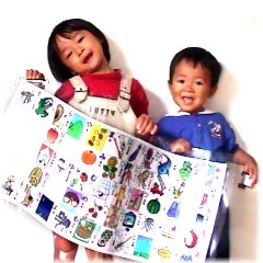 Click pictures or characters !